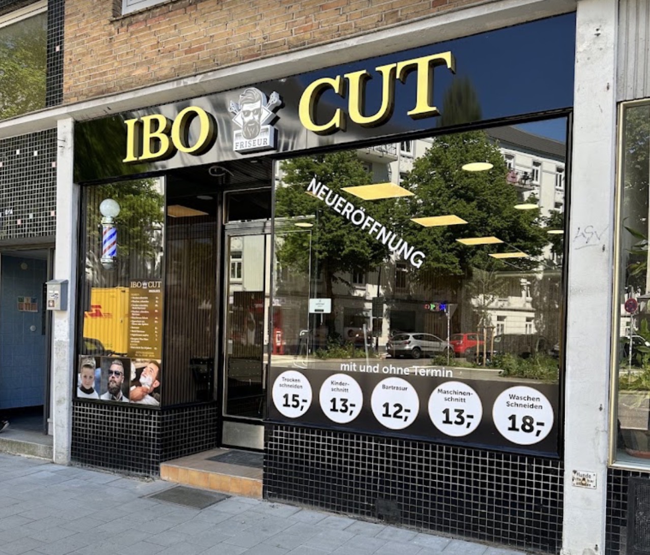 Ladenfront IBO CUT in Hamburg Eimsbüttel